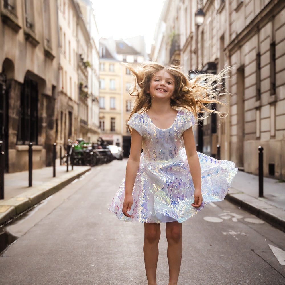 Great Pretenders Sequins Concert Queen Dress, size 5/6